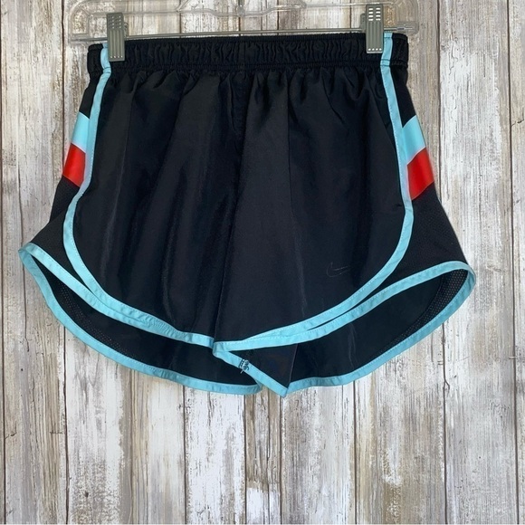 Nike Black, Blue, & Red Tempo Running Shorts - Picture 1 of 6